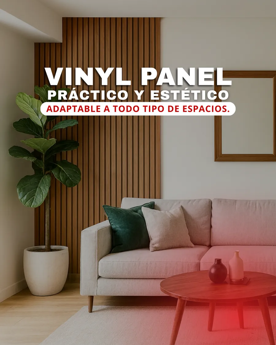 Paneles vinílicos símil madera