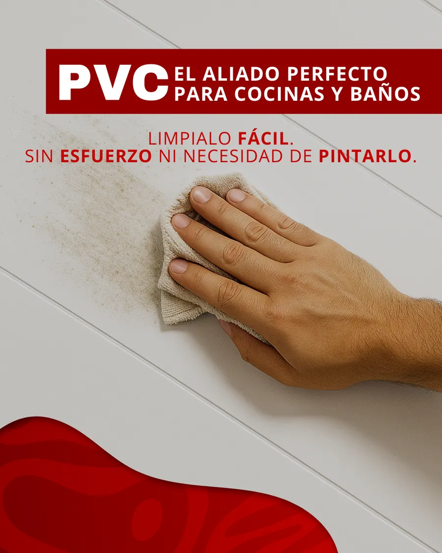 Cielorraso PVC instalado